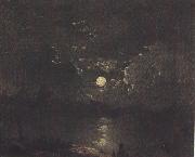 Attributed to henry pether The City of London from the Thames by Moonlight (mk37) oil painting picture wholesale